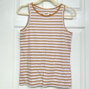 Pact Soho Stripe Softspun High Neck Tank